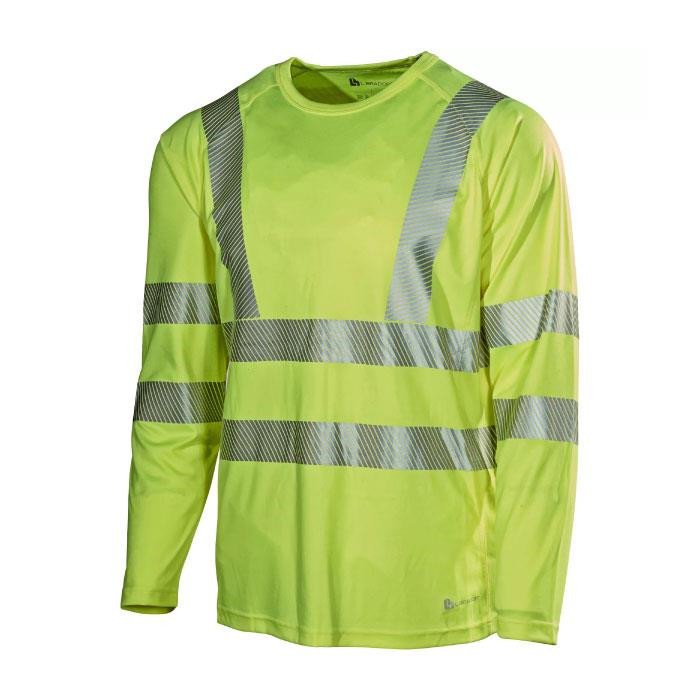 Tshirt haute visibilité manches longues 411P AEREO Tshirt haute visibilité manches longues 411P AEREO