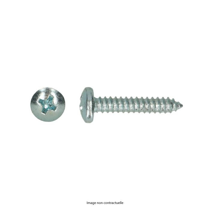 Vis à tôle DIN 7981C-H Ø6,30x25 Zn - 200 pièces - Vis à tôle DIN 7981C-H Ø6,30x25 Zn - 200 pièces -