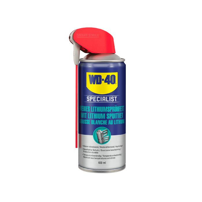WD-40 Specialist® Graisse blanche au lithium en spray 400 ml WD-40 Specialist® Graisse blanche au lithium en spray 400 ml