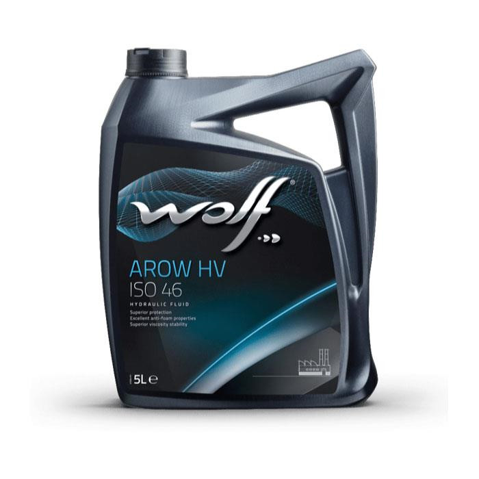 WOLF Huile Hydraulique "ARROW  HV ISO 46 - BIDON (5 LITRES) WOLF Huile Hydraulique "ARROW  HV ISO 46 - BIDON (5 LITRES)